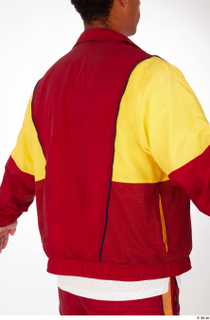 Nabil dressed sports upper body yellow Red athletic zip-up 0006.jpg